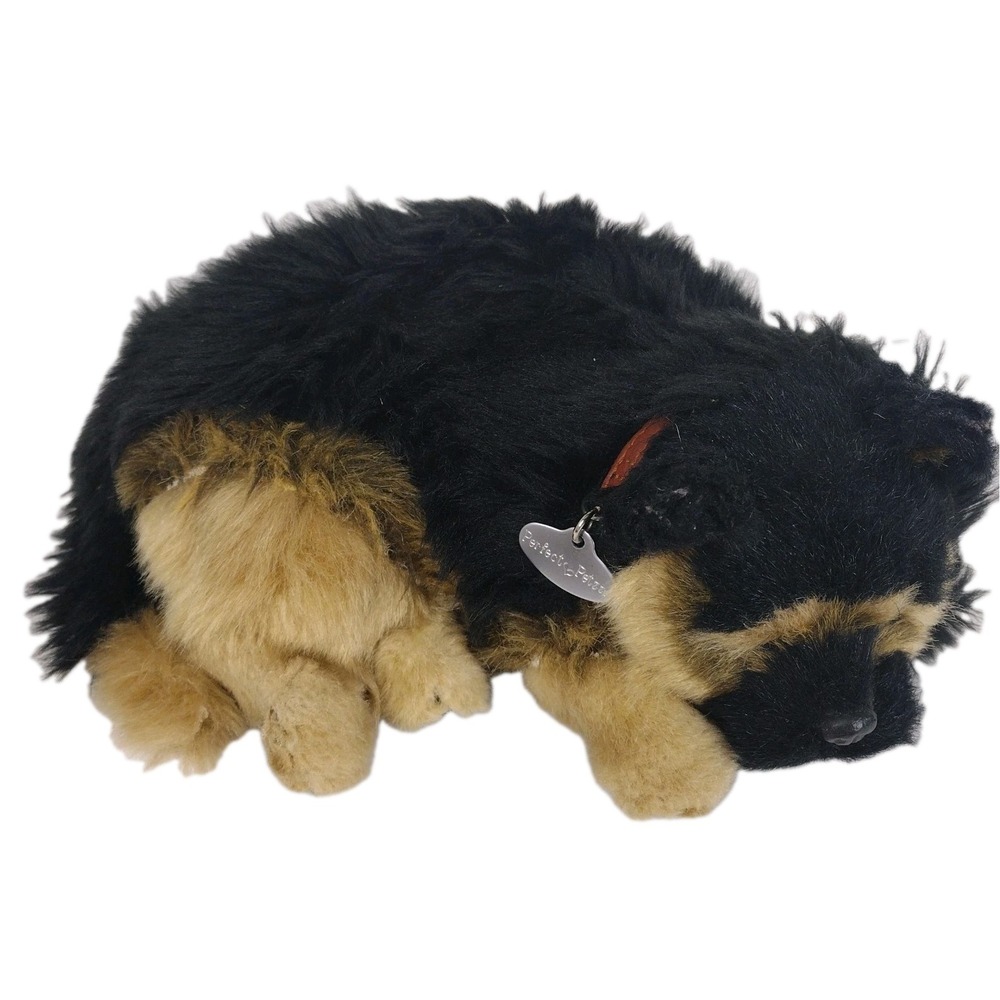 Perfect Petzzz German Shepard Sleeping Puppy Dog Plush Lifelike Not Working